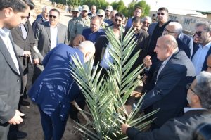 با حضور معاون رئیس جمهور و رئیس سازمان حفاظت محیط زیست؛ عملیات احداث نخلستان در کشت و صنعت نیشکر دعبل خزاعی آغاز شد/گام بلند نیشکر در توسعه پایدار با احداث نخلستان و افتتاح انسکتاریوم