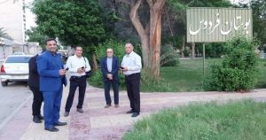 آفرین به همت شهردار منطقه دو؛ حافظ شیرازی در بوستان فردوس اهواز!؟