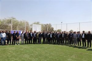 افتتاح چمن مصنوعی واحدهای عملیاتی نفت و گاز مارون