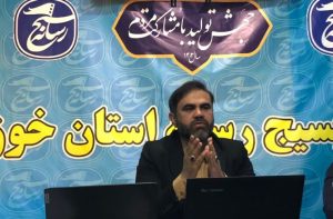 مسئول سازمان بسیج رسانه حضرت ولی عصر (عج) خوزستان: شهید سلیمانی می تواند یک‌ الگویی مناسب برای خبرنگاران بسیجی باشد