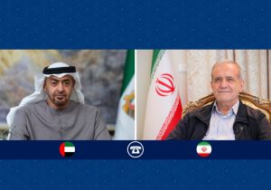گفتوگوی تلفنی رئیس جمهور با رئیس دولت امارات متحده عربی پزشکیان: با تداوم جنایتگری اسرائیل و حمایت غربی ها، منطقه هیچگاه روی آرامش را نخواهد دید