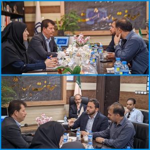 رئیس مرکز بهداشت استان در نشست با دکتر علیدادی مدیرعامل آبفای استان : مرکز بهداشت استان با تمام ظرفیت های خود بر تاسیسات و شبکه های توزیع آب آشامیدنی نظارت کیفی می نماید