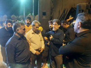 دیدار مدیر خدمات شركت نفت گچساران با عوامل اجرایی شبهتعزیه حدیث عشق، اشك، آزادگی