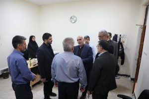 بازدید مدیرعامل شركت نفت و گاز اروندان از ساختمان شماره دو خرمشهر