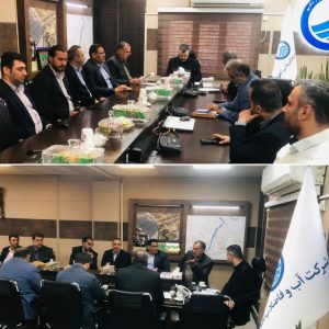 نشست نماینده مردم شریف اهواز، باوی، کارون و حمیدیه در مجلس شورای اسلامی با مدیرعامل شرکت آب و فاضلاب اهواز