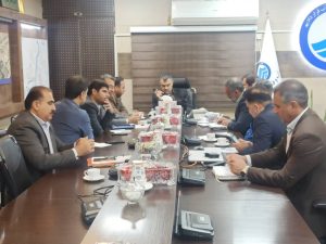 بررسی مشکلات آب شهرستان حمیدیه در نشست مشترک مدیرعامل آبفا اهواز با فرماندار و بخشداران