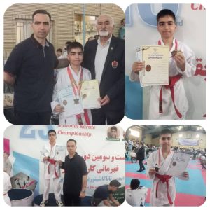کسب قهرمانی کاراته کار خوزستانی  در مسابقات قهرمانی کشور در قم