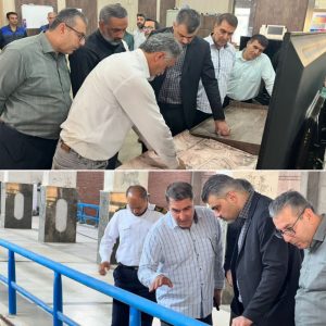 تأکید بر استمرار خدماترسانی مطمئن در بازدید مدیرعامل آبفا اهواز از تصفیهخانه شهید منجزی