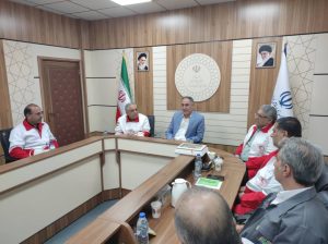 دیدار مدیرکل جمعیت هلالاحمر خوزستان با فرماندار بندر ماهشهر اولویت بر جبران کمبودهای آموزشی و تقویت زیرساختهای امدادی