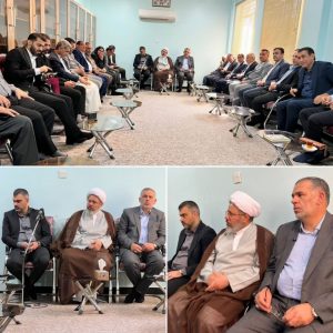 برگزاری نشست مردمی مدیرعامل آبفای اهواز با حضور نماینده مردم اهواز، حمیدیه، باوی و کارون در دفتر امام جمعه ویس