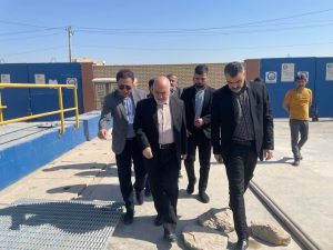 با هدف بررسی طرح فاضلاب کلانشهر اهواز انجام شد؛  بازدید استاندار خوزستان از ایستگاه پمپاژ فاضلاب کوی ملیراه