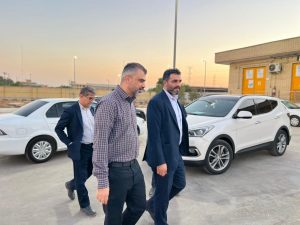 بازدید فرماندار اهواز از ایستگاه پمپاژ فاضلاب ملی‌راه
