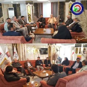دیدار مسئولان فدراسیون ورزش کارگری با مدیران ورزش ایمیدرو و شرکت فولاد خوزستان