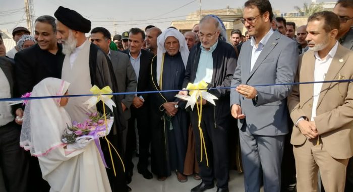 گزارش تصویری /مراسم افتتاحیه مدرسه دبستان حضرت معصومه (س)   مؤسسه راه ایمان وابسته به آیت سیستانی در روستای جنگیه