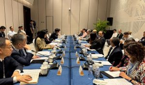 نشست نماینده رئیس جمهور چین و دبیر کل حزب استان هاینان با مقامات عالی اجلاس جهانی مناطق آزاد