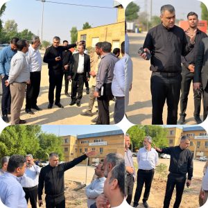 تأکید مدیرعامل آبفای اهواز بر تسریع بازسازی و محوطه‌سازی تصفیه‌خانه آب شماره ٢