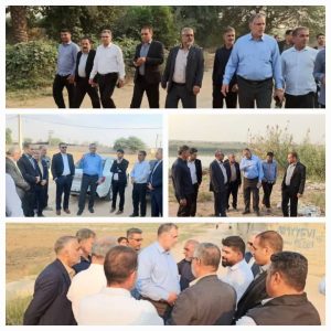 بازدید و بررسی میدانی سید محسن موسوی‌زاده، به همراه مسئولان ادارات شهرستان باوی از پروژه‌های عمرانی روستای درآویزه و روند پیشرفت پروژه‌های آب، گازرسانی و آسفالت