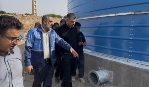مدیرعامل آبفا اهواز از شتاب‌گیری پروژه احداث مخزن ذخیره آب عین‌۲ خبر داد