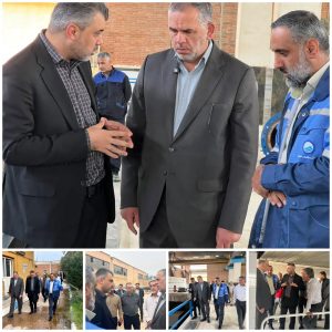 بازدید نماینده مردم اهواز از تصفیه‌خانه آب شهيد منجزی