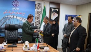 آیین تکریم و معارفه در مدیریت درمان تأمین اجتماعی خوزستان