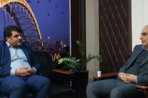 دیدار مدیرعامل شرکت فولاد اکسین خوزستان با فرماندار اهواز : تاکید بر تقویت تعاملات میان صنعت و دستگاههای اجرایی