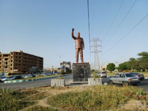 المان جدید شهید سلیمانی در اهواز رونمایی شد