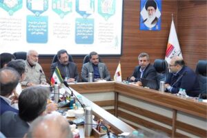 مدیرعامل فولاد خوزستان در دیدار با وزیر صمت و هیات همراه:  ️حمله به این مجتمع، هدف قرار دادن معیشت ۱۷ هزار خانواده است