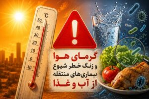 گرمای هوا و زنگ خطر شیوع بیماری‌های منتقله از آب و غذا در خوزستان