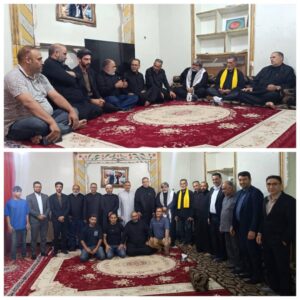 تأکید موسوی‌زاده بر پیگیری مشکلات فرهنگی و قرآنی حمیدیه در دیدار با هیئت انصارالحسین(ع)
