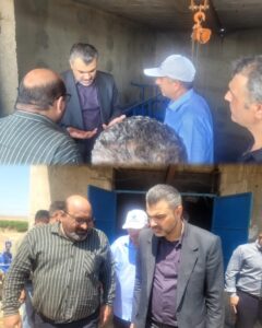 بازدید میدانی مدیرعامل آبفا اهواز از تأسیسات آبرسانی عین ۲