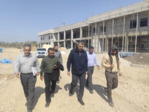 بازدید مدیرعامل شرکت آبفا اهواز از روند ساخت موزه دفاع مقدس خوزستان