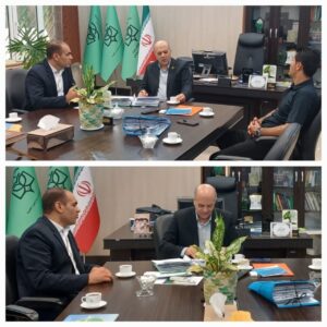 پیگیری مطالبات مردمی و تقدیر از موفقیت های علمی دانشگاه علوم کشاورزی و منابع طبیعی استان خوزستان در نشست مسئول دفتر سیدمحسن موسوی زاده با فیاضی ریاست دانشگاه